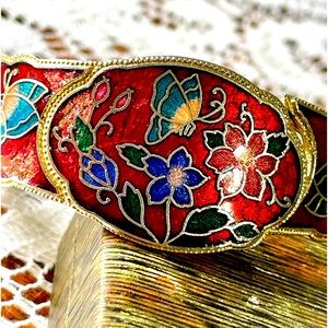 1950s Coro Cloisonné Bracelet